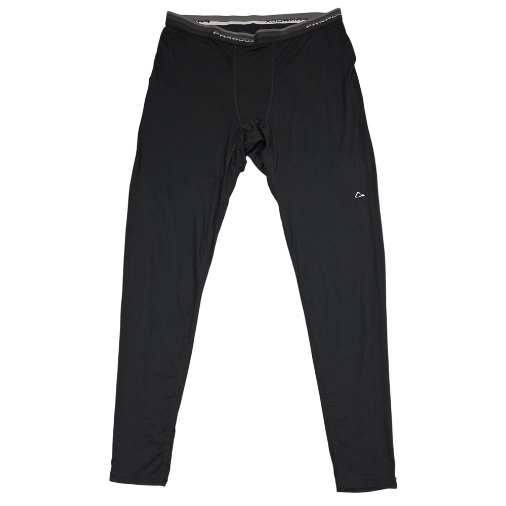 Paradox Merino Blend Base Layer Pants Men XL Black Thermal Winter Hiking Legging